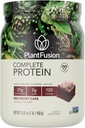PlantFusion Complete Vegan Protein Powder - Plant Based Protein Powder with BCAAs, Dgestive Enzymes and Pea Protein - Keto, Gluteeniton, soijaton, Ei meijeri, Ei sokeria, ei GMO - Red Velvet 1 lb