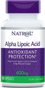Natrol Alpha Lipoic Acid 600 mg kapselit 30 ea (pakkaus 4)