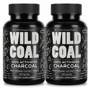 Wild Foods Aktivoidut charcoal kapselit ... 100% Organic Coconut Shells Active Tablets for Bloating Relief ...