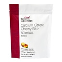 Bariatric Advantage Calcium Citrate Chewy Bites 500 mg - Erittäin imeytyvä & Digestible - D3-vitamiini - Helposti pureskeltava kalsium Supplement - Ananas Mango - 90