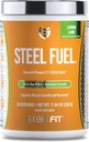 SteelFit Steel Fuel BCAAs Aminohapot Powder Intra-workout kiihdyttää lihasten kasvua ja parannettu kestävyyttä - 30 tarjoiluja sitruunan lime - BCAA täydentää jauhe electrolyyttejä & Recovery