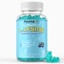 L-Lysine Gummies 1000mg, 5 in 1 Extra Strength Immunosupport, ihon ja huulten terveys, pureskeltava Lysiini täydentää lapsille aikuisille, 60