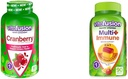 Vitafuusio Karpalo Gummies naisille 500 mg ja multi+ Immuuneja tukea Gummies C-vitamiinia Sinkki Päivittäinen Multivitamiinit 90
