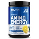 Optimum Nutrition Amino Energy - Pre workout with Green Tea, BCAA, Aminohapot, Keto Friendly, Green Coffee Extract, Energy Powder - Mustikka sitruunaa, 30 Palvelimet (Pakkaus May Vary)