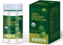 Certified 100% Organic Spirulina Powder 4,23oz/120g Rich in Rich in Beta-karoteeni (Vitamin A) ja B-12 Luonnollisesti esiintyy GLA, Vega non-GMO-superfood täydennysosa