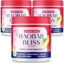 (3 Pack) Baobab Bliss Powder, Baobab Bliss Organic Powder, Baobab Bliss Powder Kaikki luonnolliset kuitu täydentää, Baobab Bliss Fruit Powder, Baobab Bliss Powder Organic Review, 90 tarjoiluja 3 kuukautta