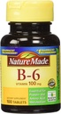 Luonto valmistettu B-6 100 Mg, tabletit, 100- count (pakkaus 2)