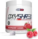 EHP Labs OxyShred Non Stimulant Pre Treenout Powder - Stim Free, Cofeine Free Preworkout miehille ja naisille - Non Stim Preworkout - Sokeri vapaa energia jauhe - Vadelma, 60 tarjoilua