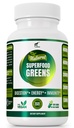 Organic Vegan Super Greens Kapselit Ashwagandha - Immuunituki kaikki Natural Koko ruoka Nutrients Chlorella, Moringa, Spirulina, Turmeric, Kale. Paranna digestiota, lisää energiaa - Detox pillereitä