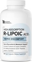 High ABSORPION R-LIPOIC Acid - Tukee hermoston terveyttä - Tingling sormet, kädet, varpaat ja jalat - Tukee terve ikääntyminen, sydän- ja verisuonitautien terveys ja yleinen hyvinvointi* - 60 vegaaniset kapselit