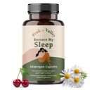 Peak + Valley Natural Sleep Aid for Aikuinen - 60 kapselia Deep Sleep - 3 mg Melatoniini, L Theanine, Kamomilla, Ashwagandha - Luonnollinen kasviperäisten unilääkkeitä - extra vahvuus rauhoittava uniapu