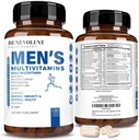 Hyväellinen ravinto Monivitamiini miesten - Tukee energiaa ja yleistä terveyttä - Essential Daily Vitamiines Miehet, Biotiini, Magnesium, Sinkki ja antioksidantti immuuniterveyden - ei-GMO,120 Caps