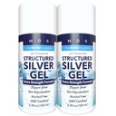Kolloidinen Silver Gel Extra Strength - 35ppm Aktivoitu Kolloidinen Hopeageeli maksimaalinen teho - valmistettu Yhdysvalloissa - jäsennelty Formula Kätevä 2 pakkaus