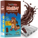 YUM-V's - Lapset monivitamiini purukarhut - monivitamiinia lapsille täydentää - 16 vitamiinit ja mineraalit - vitamiinit mukaan lukien D, sinkki, C, B Complex & More, 60 Count Pack of 1