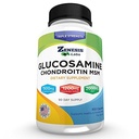 Zenesis Labs Glukosamiini Sulfaaatti + Chondroitin + MSM-kombinaatio Joint & Cartilage Supplement 450 kapselia (Bulk 90 Day Supply) 1500mg, 1200mg, 2000mg per tarjoilu