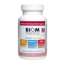 Biom Probiootit 3-in-1 Formula (kylmä lähetetty) 10 miljardia Flora Probiootit, Prebiootit ja immunobiootit terveen elämän ja pitkäikäisyys - Monipuolinen Gut Microflora ja Microbiome - miesten ja naisten