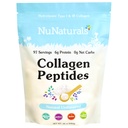 Nunaturals Collagen Peptides Powder (tyyppi I, III), ihon, hiusten ja kynsien hoitoon, 24oz