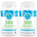 Probiootit naisille ja miehille - 300 miljardia PMY, 24 kanta Probiootit + 15 luomuyrtit Prebiootit digestiivinen, Gut Health, Immuuni, Ummetus, ripuli & koko kehon terveys - 4 kuukautta