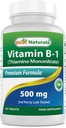 Best Naturals B1-vitamiini tiamiinimononitraattina 500 mg 120 tablettia (120.