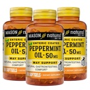 MASON NATURAL Piparminttuöljy 50 mg enteric päällystetty täydennysosa, 270 päivän tarjonta Gastrointestinaalinen tuki normaalin toiminnan Bowel, Softgel pillereitä