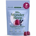 Kasvi Ihmiset WonderSleep Sienen Gummies Supplement Mini Reishi Super Sienet, Saffron, Wild Elderberry Flavor No Sugar Vegan-Friendly & Gluteeniton Trial Size