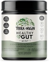 TERRA ALKUPERÄISKASVIT Terve Gut Mint Flavor .30-Servings kanssa L-glutamiini, sinkki, Glukosamiini, liukas jalava Bark, vaahtokarkki juuri ja enemmän!