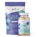 Bari Life Just One, Kerran päivässä Bariatric Multivitamiini rauta (30 tablettia) ja BariBurst Kalsium Citrate Soft Chews mahalaukun, mahalaukun hiha ja Duodenal Switch (Sour Grape)