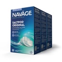 Navage SaltPod Bundle 3 30-pakkaus (90 SaltPods) - Navage Salt Pod Refills Only - Yksinomaan suunniteltu Navage Nasal kastelujärjestelmä - Sinus Rinse ja Saline Pods nopea ja rauhoittava helpotus