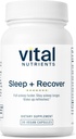 Elintoiminnot Sleep + Recover - Vegan Supplement - Sleep Support - Melatoniini, Ashwagandha & L-Theanine - Gluteeni, Dairy & Soy Free - 30 kapselia