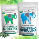 Klorella Spirulina Powder Organic + Spirulina Klorella Tabletit Luomu...