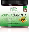Reddy Naturals Aryana Pure Organic Ashwagandha Powder - Korkeatehoinen juuriuute 10% Withanolides - Natural Orange Flavor for Stressi & Energy Support - 4.2 OZ (120g)