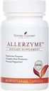 Young Living Allerzyme - 90 ct Ravintolisäkapselit - Kasvissyöjä Enzyme Complex Tarragon ja inkivääri Premium Essential Oils for Digestive Support