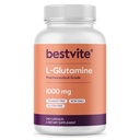 BESTVITE Filler- Free L-Glutamiini 1000 mg per kapseli (240 kapselia) - Vapaa muoto - Ei stearaattia - Gluteeniton - Ei muuntogeenisiä organismeja - Pure L Glutamiinin täydennysosa - Maksimi vahvuus Glutamiinikapselit