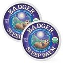 Mäyrän uni Balm, Organic Essential Oil Aromatherapy Natural uni Balm aikuisille & lapsille, rentouttava & rauhoittava Laventeli & Bergamot Natural uni tuki, .75 oz Tin, 2-pakkaus