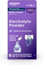 Elektrolyyttijauhepakkaukset nestettä varten lapsille ja aikuisille, viinirypälemaku, 6 lukumäärä (Pack of 1)