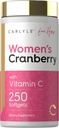 Carlyle Cranberry Pills for Women ... 250 Softgels...