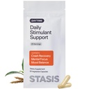Stasis Daytime Energy & Focus Supplement to Par with Your Stimulant - Uusi & Parannettu Formula All-Day Energy, Mood & Brain Support - Nootropics with Added CoQ10 & Rhodiola Rosea (25 Servings)