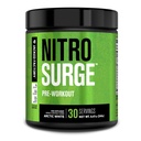 Jacked Factory NITROSURGE Pre harjoitus täydentää - Loputon energia, Instant Strength Gains, Clear Focus, Intense Pumput - NO Booster & Powerful Preworkout Energy Powder - 30 Palvelimet, Arctic White