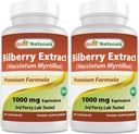 Best Naturals Mustikka 1000 Mg 90 kapselia (90 MB)
