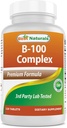 Best Naturals B-100 Complex aikuisille, 120 tablettia
