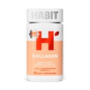 Habit Collagen Supplement (60 kapselia) - New Look, 2000 mg Collagen Peptides, C-vitamiini & E-vitamiini, ihon terveys, antioksidantit, ei-GMO, Gluteenittomat (1 pakkaus)