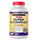 Kirkland Allekirjoitus Super B-Complex (2-pakkaus) Elektrolyyteillä (2 x 500 tablettia)