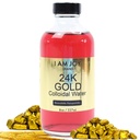 Olen ilo: nestemäinen kolloidinen kulta 24k 99,99% Pure 100ppm Ruby punainen vesi perustuu kaikki luonnollinen Electrolyysi Suuri 8oz lasipullo