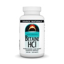 Source Naturals - Betaine HCl Hydrochlorothiazide Source 650 mg. - 180 tablettia