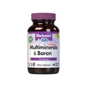 Bluebonnet Multi Mineral Plus Boron kasvissyöjä kapselit ilman rautaa, valkoinen 90 kreivi