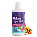 Bio Naturals Lasten nestemäinen monivitamiini ja immuuni Booster - Natural Supplement lapsille ja pikkulapsille vitamiineja B C D3 E, kuitu, hedelmät ja vihannekset - Ei muuntogeenisiä organismeja, gluteenia, sokeria, maitotuotteet, soija - 16oz