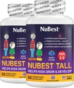 NuBest Tall Kids - Multivitamiinit & Minerals ikä 2-9 - Luun vahvuus ja immuniteetti tuki - auttaa lapsia, taaperot Terve - Eläinten muodot - 120 purutablettia 2 kuukautta