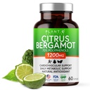 Citrus Bergamot Supplement 1200mg Erittäin väkevä 70% Polyfenolit - Pure Bergamot Extract Heart Health, Immuniteetti, antioksidantti - 60 kasviskapselit, Valmistettu USA