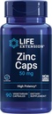 Life Extension Lysine 620mg ja Sinkki 50mg - 100 kasviskapselia ja 90 kasviskapselia