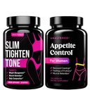 UNALTERED Belly Fat Burner & ruokahalua Suppressant - Painon menetys Bundle naisille - 1 kuukausi tarjonta